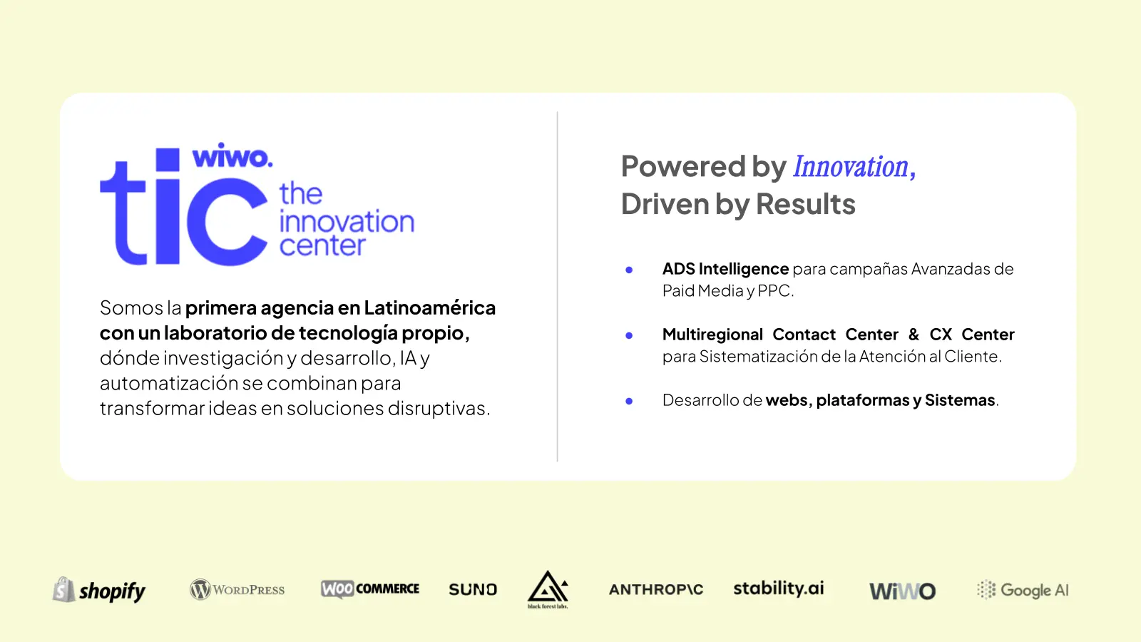 Laboratorio de tecnología e innovación de MGC