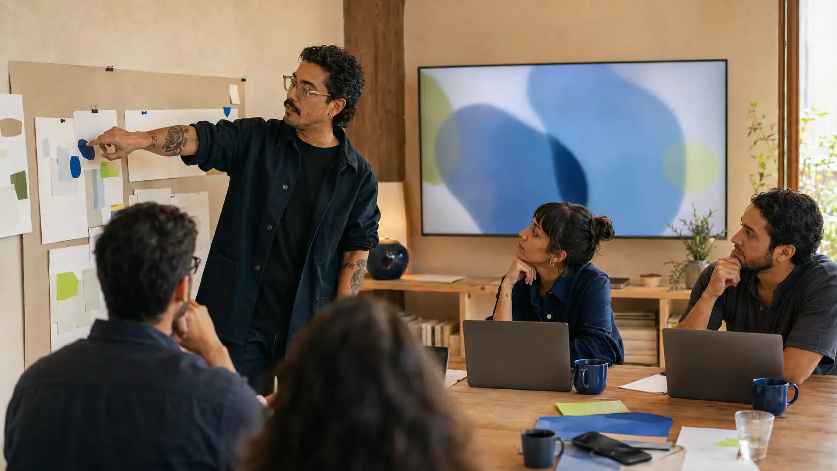 Equipo de performance conectando medición, creatividad y optimización