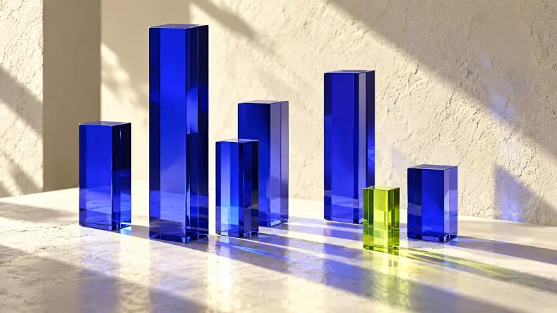Conceptual editorial composition about observing and comparing signals.