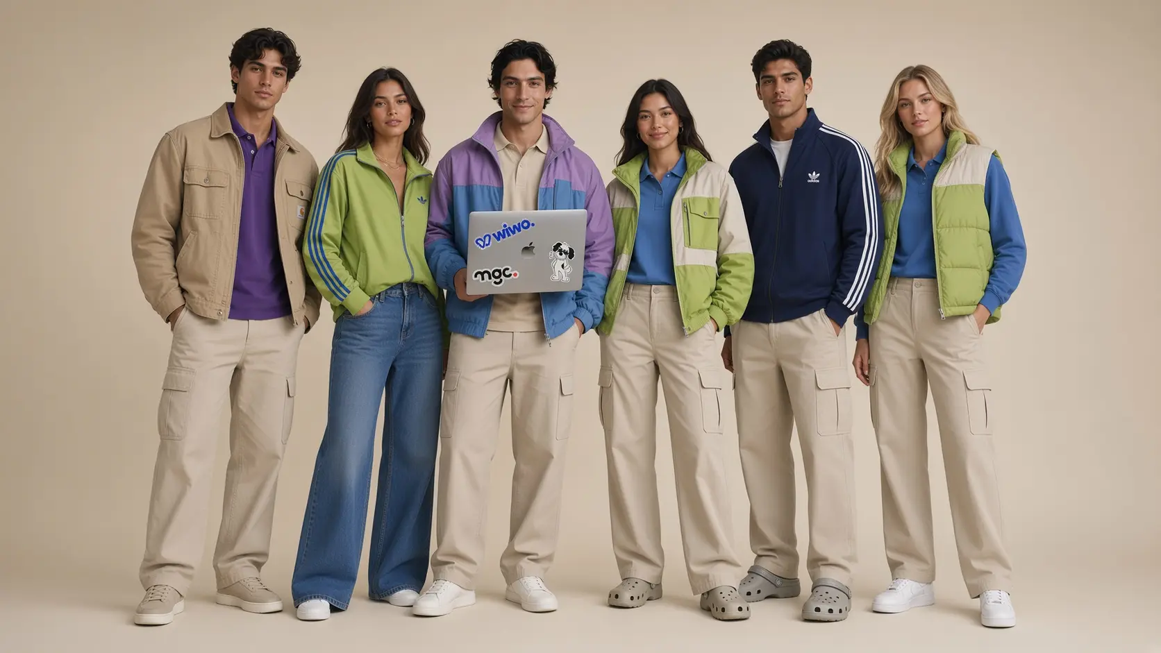 Retrato editorial de un equipo creativo y tecnológico en el universo visual de Wiwo