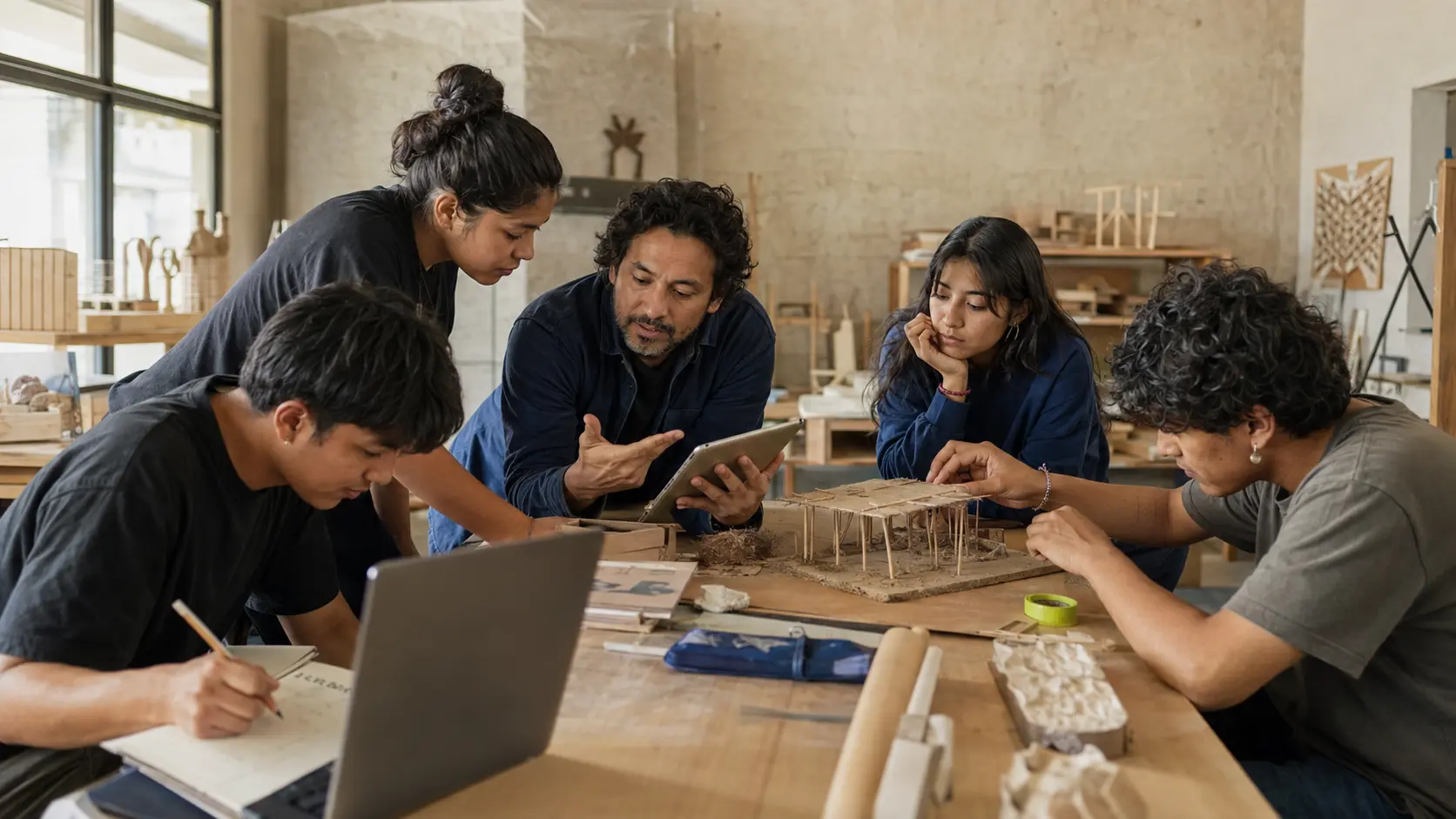 Aprendizaje colaborativo con herramientas digitales discretas
