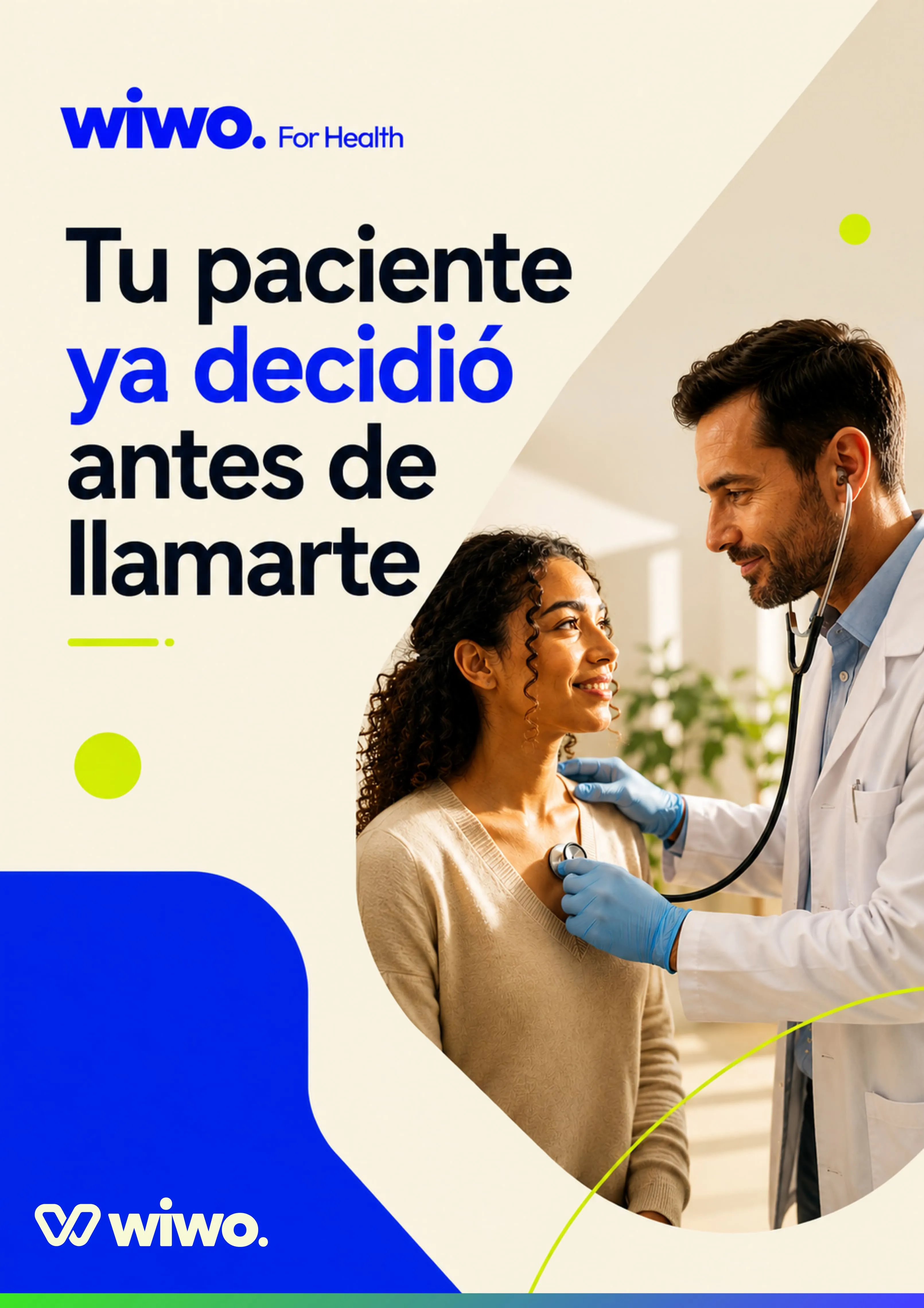 Tu paciente ya decidió antes de llamarte — portada del paper Wiwo for Health